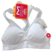 MAIDENFORM ~ Girls' Small (6-6X) ~ Sport ~ Racerback Bra ~ WHITE
