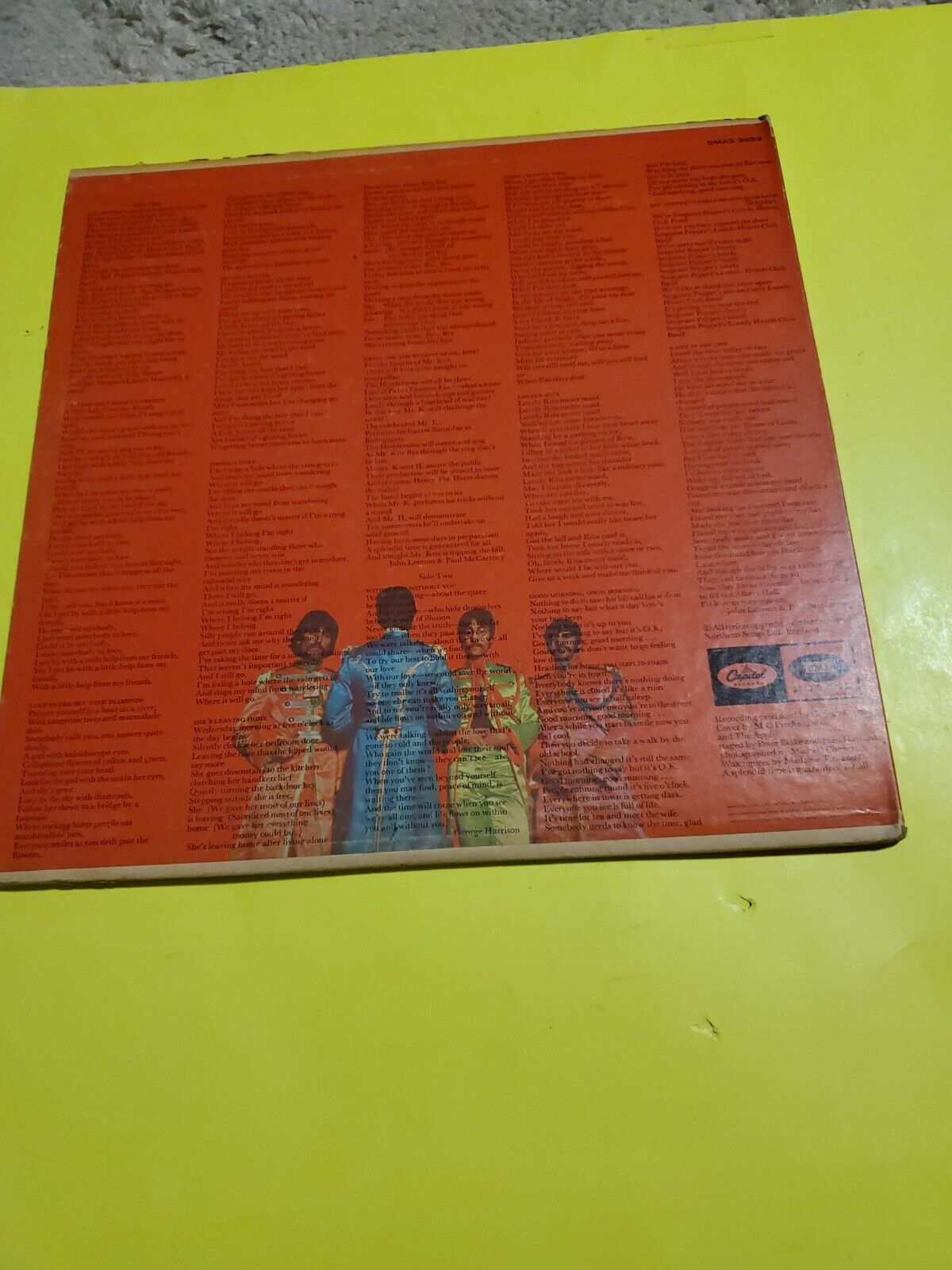 1967 1st US Press The Beatles Sgt Peppers Lonely Hearts Club Band SMAS 2653 | eBay