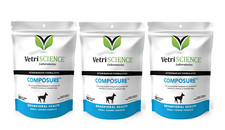 VetriScience Composure Bite-Sized Chews 30 Chews Set of 3