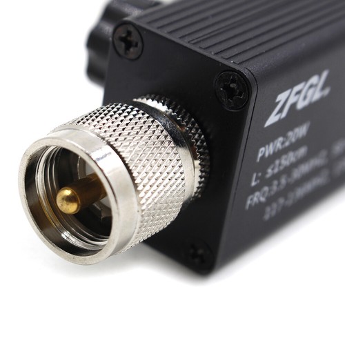 5 MHz-55 MHz QRP Antena krótkofalowa Pełnopasmowa antena radiowa 20 W regulowana dla UHF - Zdjęcie 9 z 12