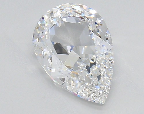1.50 CT Rose Cut Pear Lab Grown Diamond For Engagement Ring - IGI Certified - Picture 4 of 4