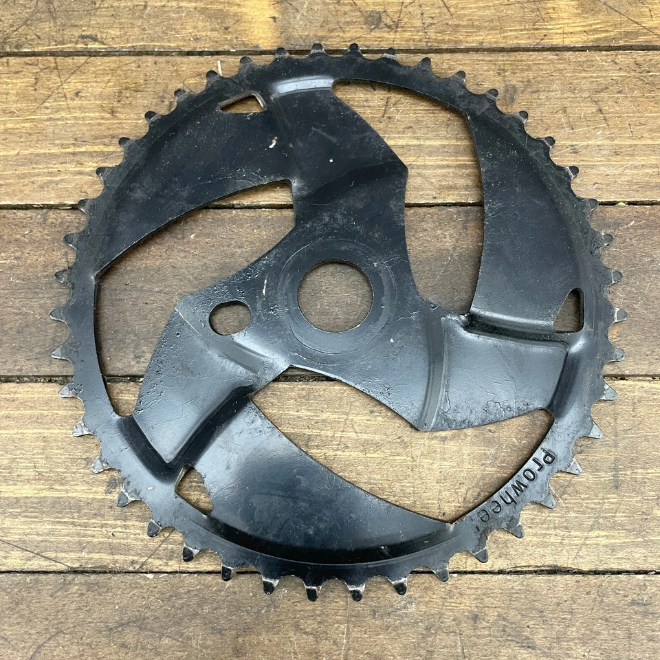 Mongoose BMX Sprocket 44t 44 ChainWheel Steel Old School BMX Pinwheel Spiral A2 - Image 3 of 4