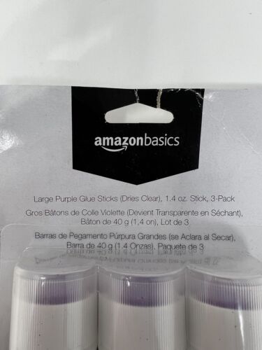 (3 Pack) Amazon Basics All Purpose School Glue Sticks, Washable, Large 40g - Picture 2 of 5