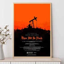 There Will Be Blood-Movie Poster, Art Prints, Home Decor, Wall Art