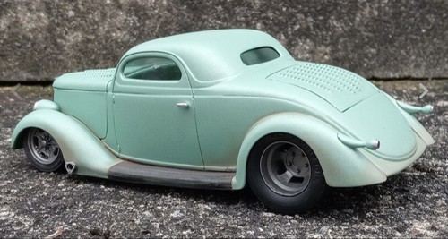 1/24 Scale: Resin 17/15-inch Vintage Halibrand Gasser Drag Wheels W/ Slicks - Picture 2 of 9