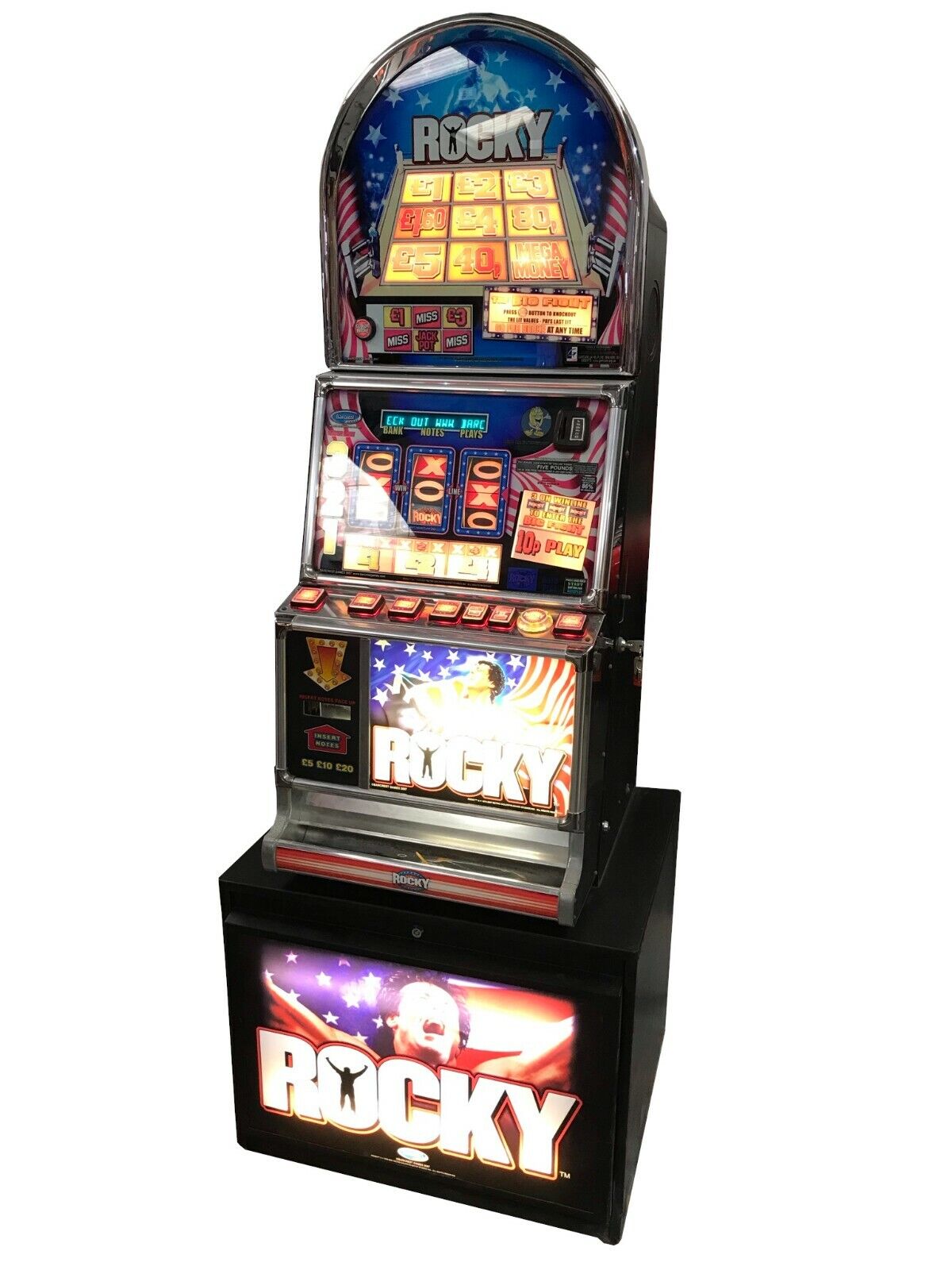 Rocky Balboa Fruit Machine - Ready to Play - Games Room Home Bar Man Cave Boxing Rocky Balboa Fruit Machine - Ready to Play - Games Room Home Bar Man Cave Boxing