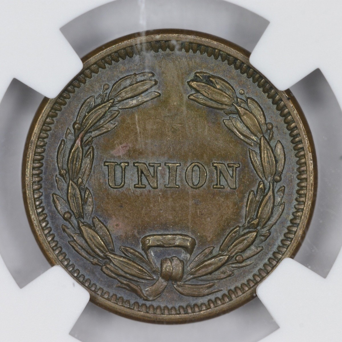 1863 Civil War Token F0236/426a Liberty - Union Forever NGC