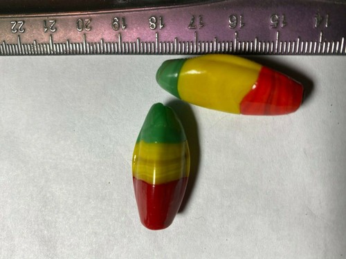 Irie Rasta Red Yellow Green Black Beads - Picture 68 of 86