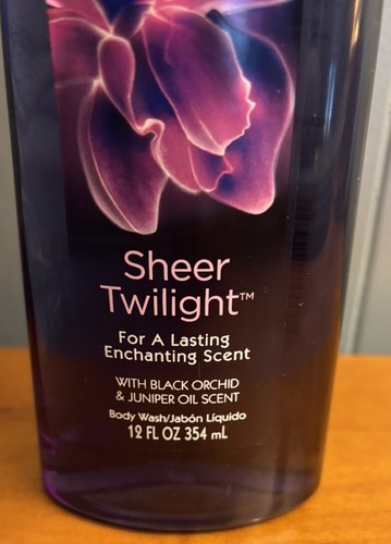 Caress Body Wash Sheer Twilight Black Orchid & Juniper Oil Scent Fine Fragrance - Picture 5 of 5