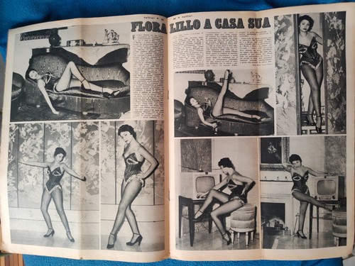 9 1950s magazines - actresses and models, mischievous: Seduction, Follie e Frou Frou - Picture 19 of 24