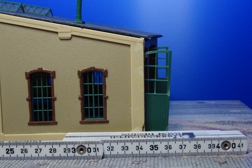 Gebäude H0 Ringlokschuppen Lokschuppen 3 ständig gebauter Bausatz 1:87 PKS30 - Bild 9 von 9