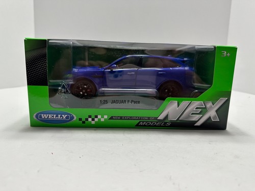 Welly 1:24 Jaguar F-Pace blau Druckguss - Bild 8 von 8