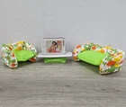 Vtg 1979 Zee Toys Puff N Play Inflatable Barbie Living Room Furniture Set - 6 pc