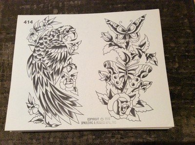 SOFTMACHINE　TATTOO FLASH　3枚セット Vintage Re Pop 2016 Mr. Flash Machine Tattoo Flash 5 Sheets