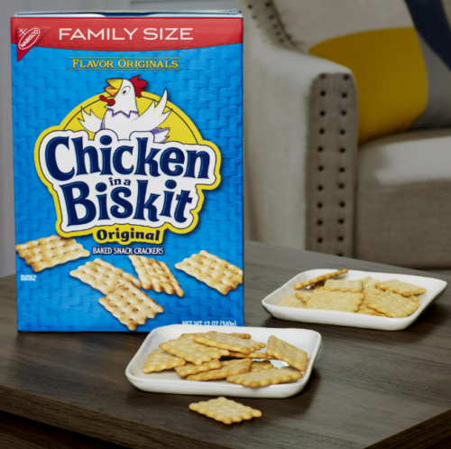 Crackers snack al forno originali Chicken in a Biskit, formato famiglia, confezione da 2 once - Foto 6 di 11
