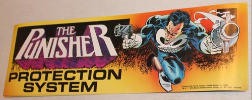 Excalibur & or The Punisher, Comic Images Marvel Promo Bumper Sticker 1990, Gift - Picture 2 of 10