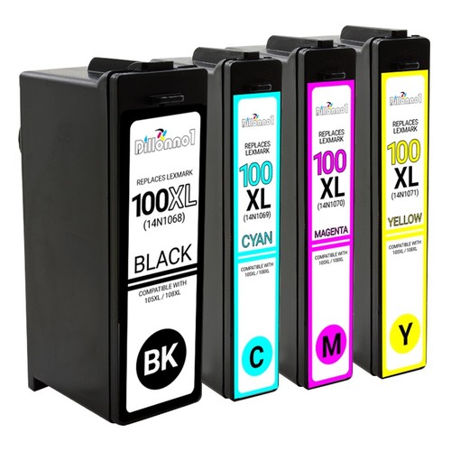 100XL Ink Cartridge for Lexmark 100XL fits Pinnacle Pro901 Interpret S405 Lot - Picture 9 of 10