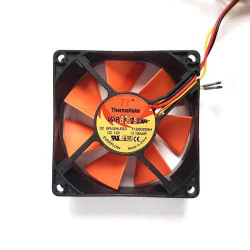 Thermaltake F128025SH EVERFLOW 12V 0.19AMP DC BRUSHLESS TT-8025A cooler 80x80x25 - Picture 2 of 4