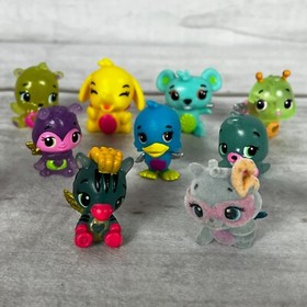Lot of 11 Assorted Hatchimals Mini Colleggtibles Figurines Colorful Toys
