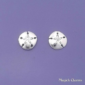 925 Sterling Silver Sand Dollar Earrings Post Stud Se691 Ebay Image Is Loading 925 Sterling Silver Sand Dollar Earrings Post Stud
