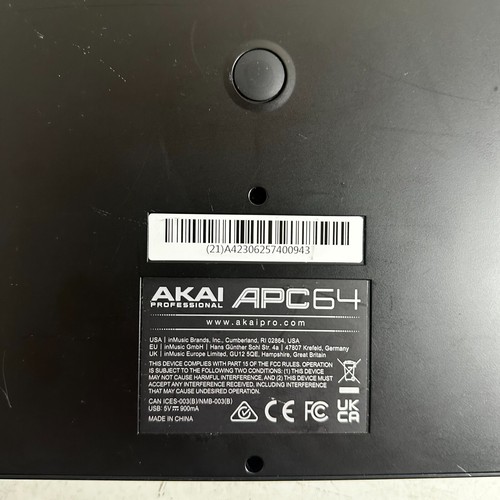 Akai Professional APC64 Ableton 64 Black Step Sequencer Recording Pad Controller - Picture 8 of 13