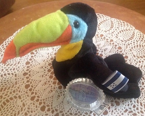 International Coca-Cola Collection Toucan Bean 1898 Rare New w Protected Tag - Bild 6 von 8