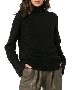 Suéter Feminino Armação Preto Tamanho Pequeno S Túnica Cashmere Gola rulê $450 - 117 | eBay