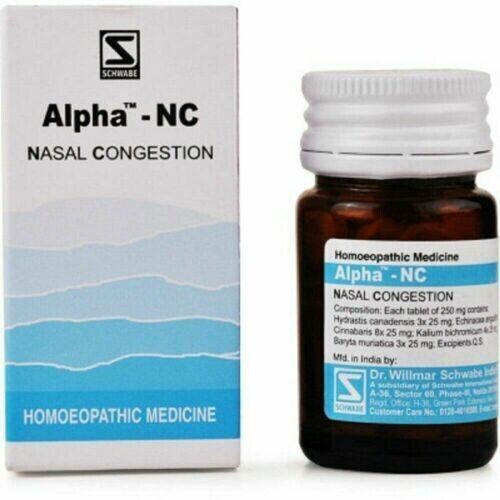 Willmar Schwabe India Alpha NC (Nasal Congestion) (20g) Tablets - Picture 2 of 2