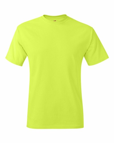 Hanes Authentic-T Men's Plain Crewneck Short Sleeves T Shirt 5250 - Picture 41 of 50