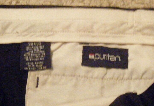 PURITAN BLACK STRAIGHT LEG PANTS SIZE 38/30 - Picture 3 of 5
