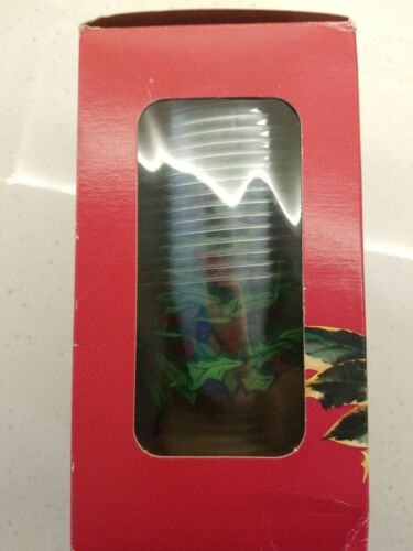 Vintage Hefty Holiday Tumblers Crystal Plastic Seasons Greetings Cups 20 Count - Picture 3 of 4