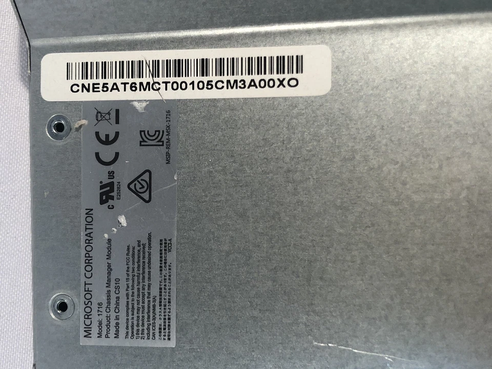 T6M-CM Dell/Microsoft Chassis Manager module Model 1716 CS10 0T2PXF - Image 4 of 4