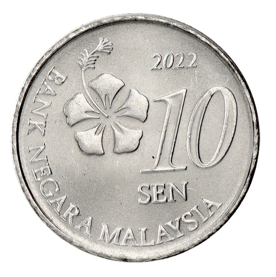 Malaysia 10 Sen, 2022, KM #202, Mint X 1000 PCS | eBay Malaysia 10 Sen, 2022, KM #202, Mint X 1000 PCS | eBay