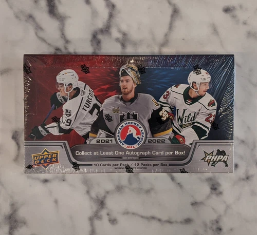 2021/22 Upper Deck AHL American Hockey League Hockey Hobby Box Factory Sealed