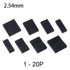 2.54mm Pitch Dupont Jumper Wire Cable Housing Connector Single Row Shell 1 - 20P