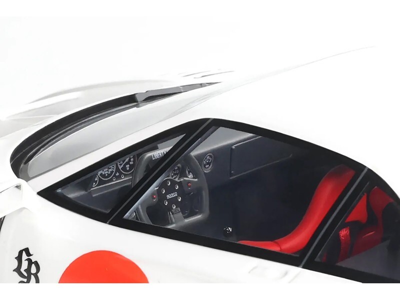 GT SPIRIT 1/18 LB★WORKS LBWK F40 (ホワイト) GT Spirit 1:18 Ferrari F40 Liberty Walk in White – Model