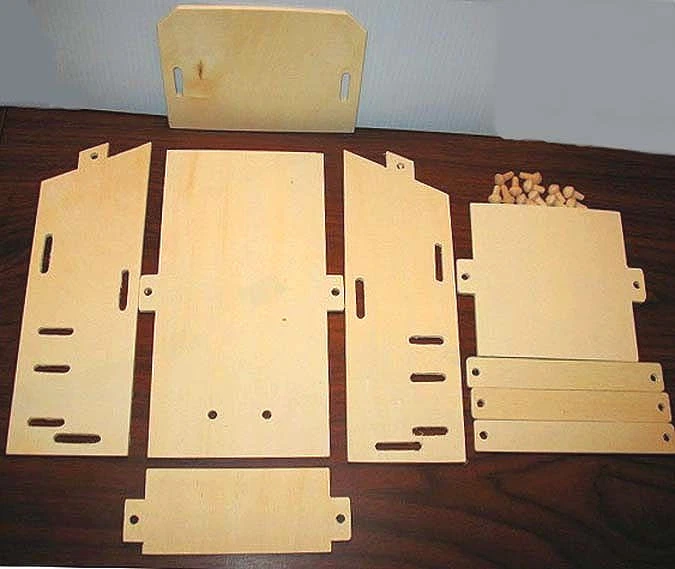 KIT DE MONTAJE DE MADERA HÁGALO USTED MISMO Lady Bug House Diversión Proyecto Fácil NIÑOS Y ADULTOS