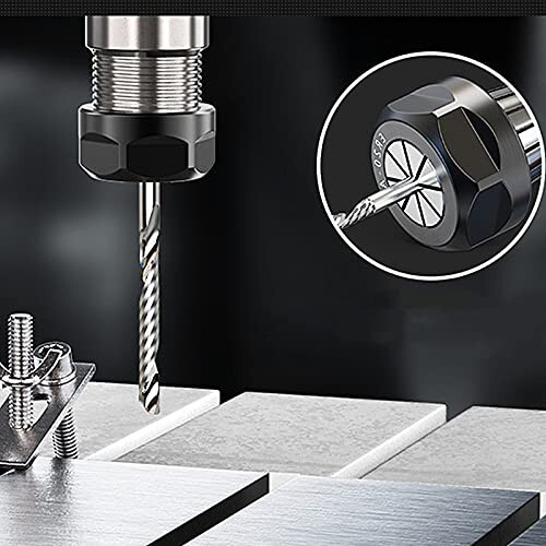 Juego de 16 piezas de recolección ER25 (2-16 mm) para herramienta de fresado CNC y motor de husillo CNC retención de trabajo - Imagen 8 de 8
