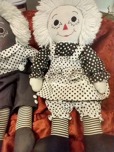 rare vintage handmade 24 inch raggedy ann and andy dolls - Picture 3 of 7