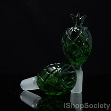 3" Pineapple Slide Bowl 14mm Water Pipe Hookah Head Piece Thick Bowl GREEN