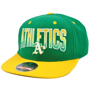 MLB-American-Needle-Retro-Snapback-Cap-Hat-Hayes-Flat-Bill-Oakland-Athletics
