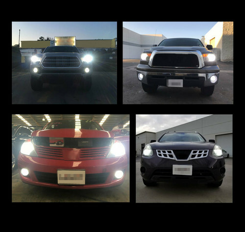 For Mercury Cougar 2001-2002 6x LED Headlight Fog Light Bulbs Combo Kit 6000K thumbnail 6