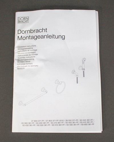 Dornbracht Madison Platin Stoffhalter 83500361-08 - Bild 4 von 4