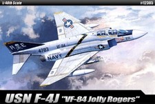 Academy 1/48 USN F-4J "VF-84 Jolly Rogers" Aircraft Plastic model kit #12305