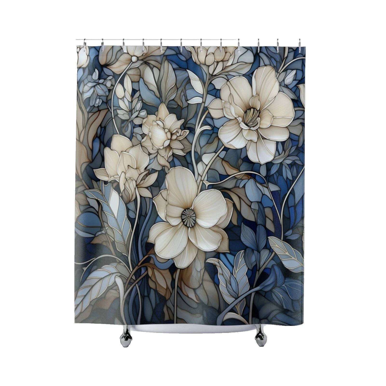 Cortinas de Ducha Moderno Floral