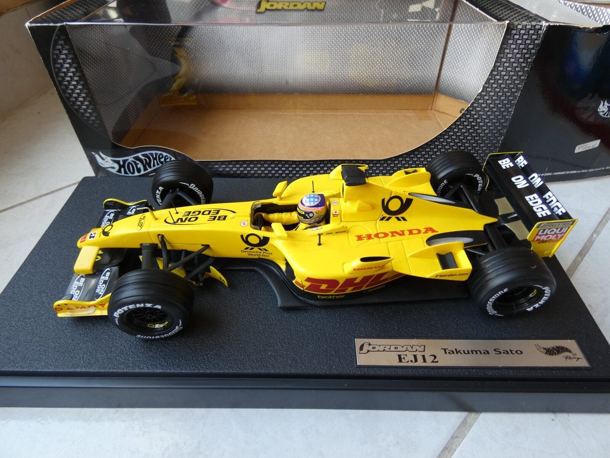 【F1】 JORDAN EJ12 Takuma Sato 1/18 Jordan EJ12 Honda Takuma Sato #10 2002 1/18 Hotwheels Mattel