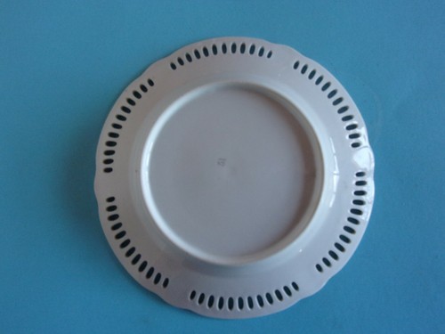 ANTIGUO PLATO DE PORCELANA AVANCE - FLORES - FRUTAS DE JARDÍN - Imagen 3 de 3