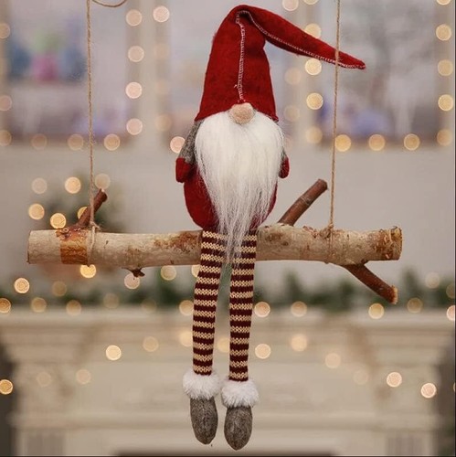 3Pcs New Christmas Decoration Long Legs Rudolph Doll Christmas Children Gift Hot - Picture 5 of 11