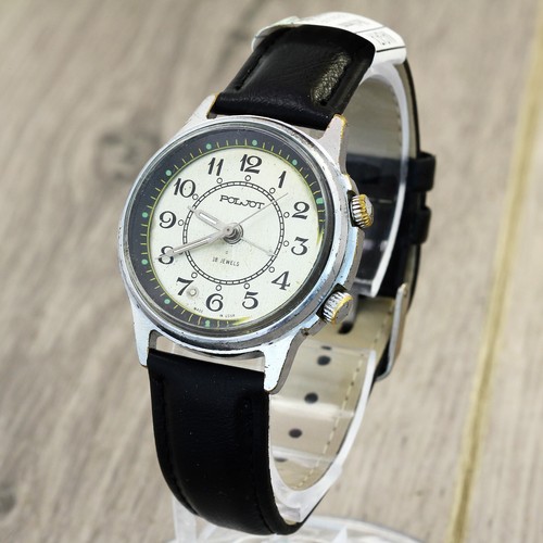 Poljot Alarm's & Vibrates UdSSR Soviet Herren Armbanduhr Cal. 2612.1, 18 Jewels
