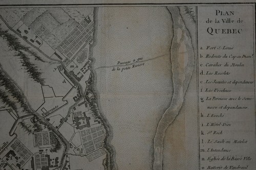 Landkarte Kanada - Plan de la Ville Quebec (1744) - Bild 4 von 12
